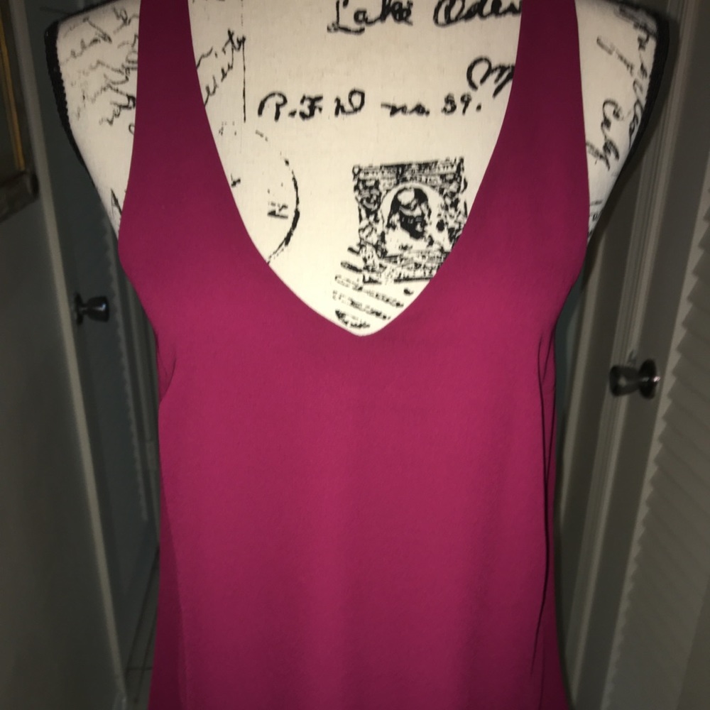 Burgundy Sleeveless top